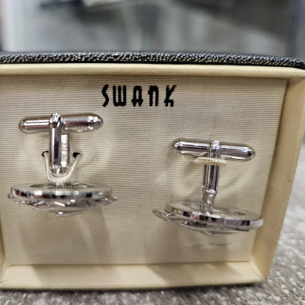 Swank Cufflinks Jaguar XK 140 - Picture 3 of 5